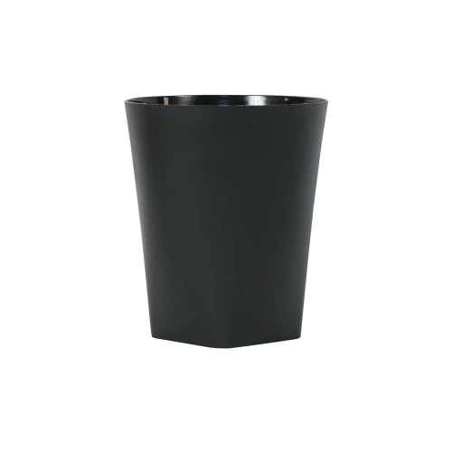 Certified Green Eco Contour Collection 14 Quart Wastebasket, Black